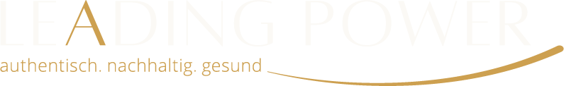 Leading Power Logo beige/gold